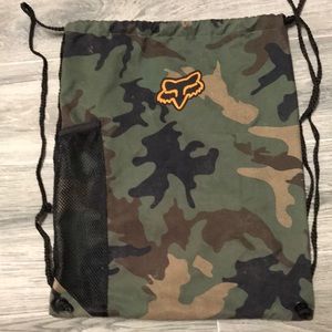 Fox drawstring bag